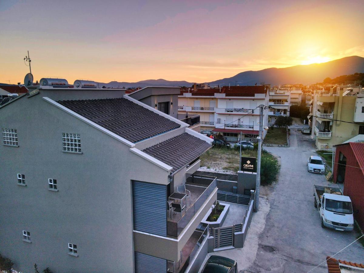 Oisymi Luxury Studios Néa Péramos Dış mekan fotoğraf